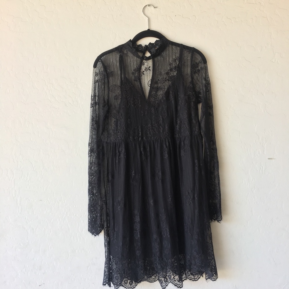 Black Lace Dress